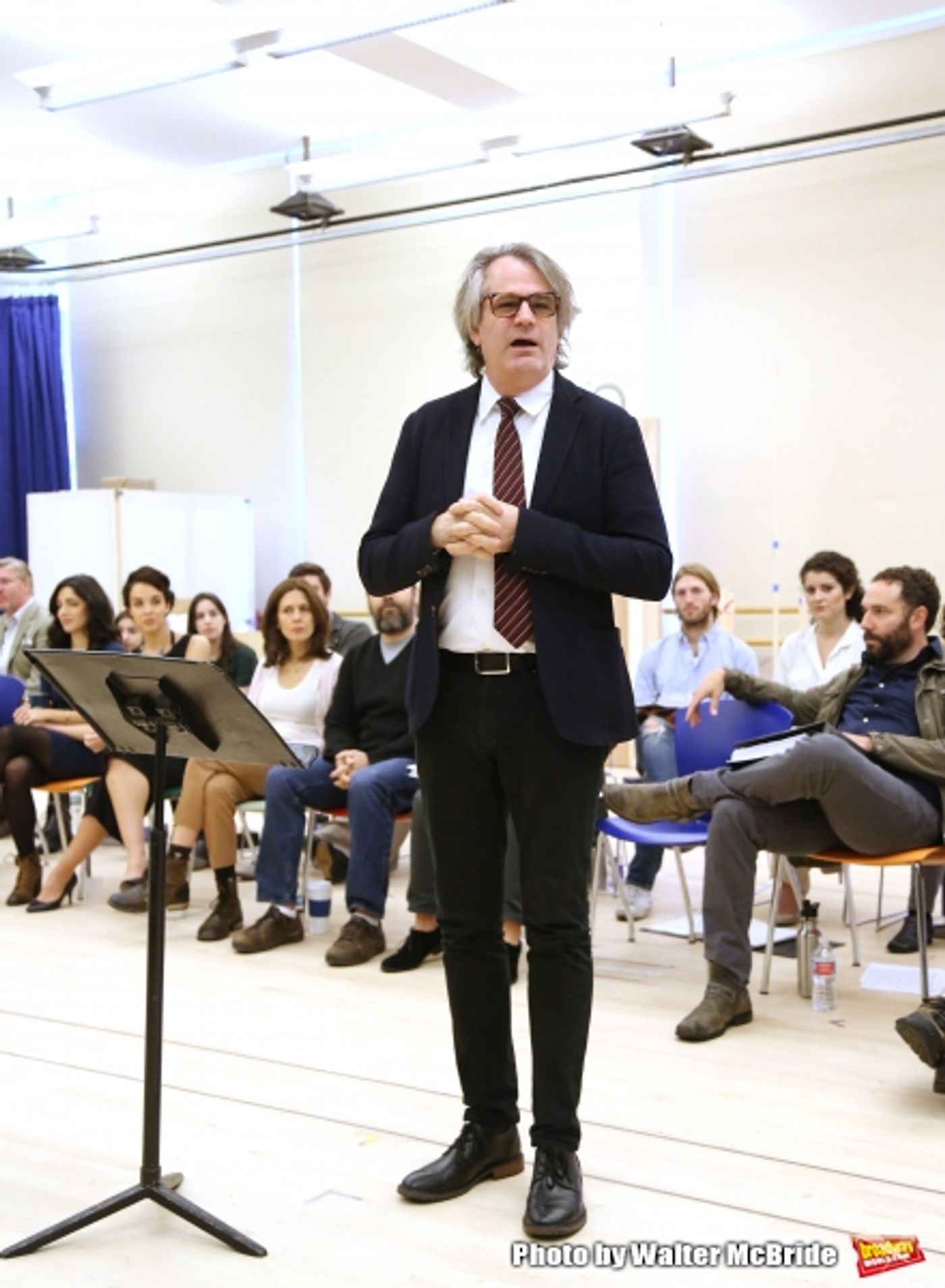 Photo Coverage: Go Inside Rehearsal with Danny Burstein & the Cast of FIDDLER ON THE ROOF!  Image