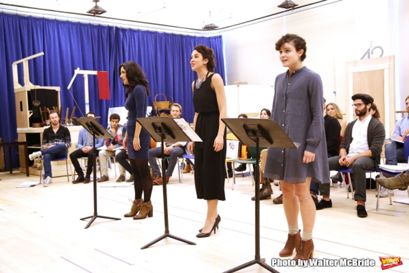 Photo Coverage: Go Inside Rehearsal with Danny Burstein & the Cast of FIDDLER ON THE ROOF!  Image