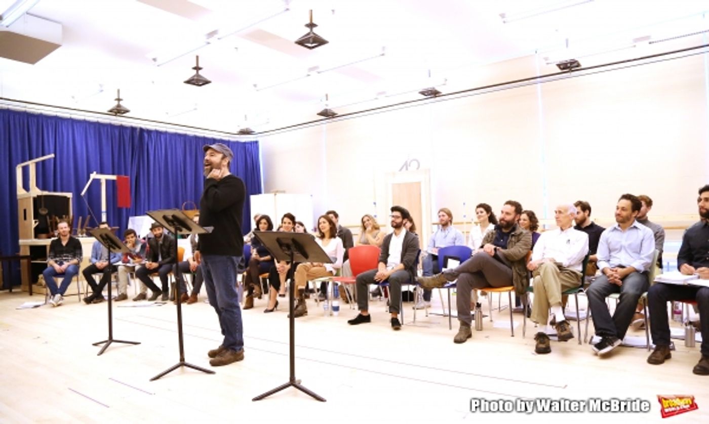 Photo Coverage: Go Inside Rehearsal with Danny Burstein & the Cast of FIDDLER ON THE ROOF!  Image