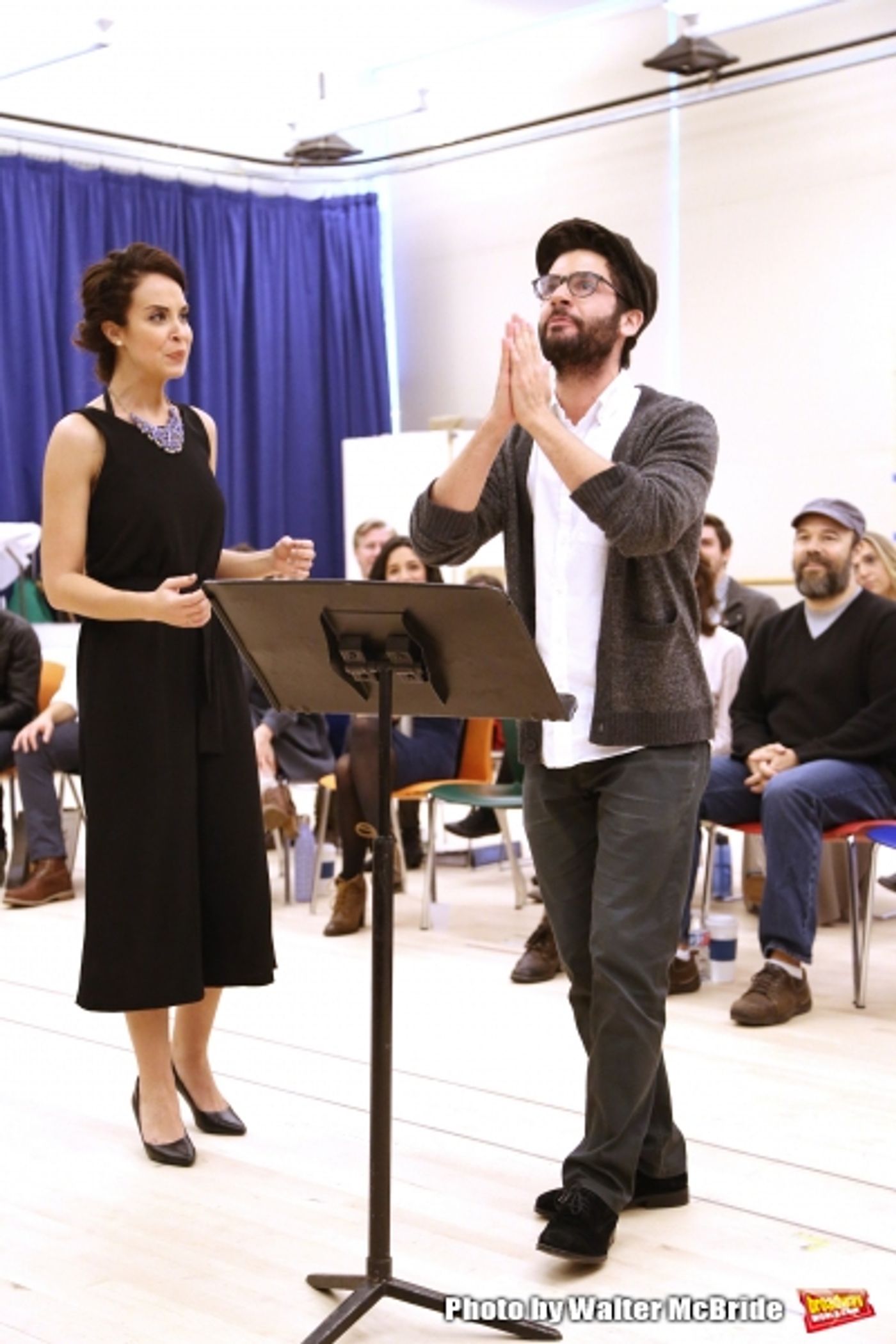 Photo Coverage: Go Inside Rehearsal with Danny Burstein & the Cast of FIDDLER ON THE ROOF!  Image