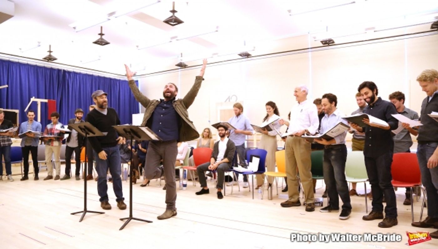 Photo Coverage: Go Inside Rehearsal with Danny Burstein & the Cast of FIDDLER ON THE ROOF!  Image