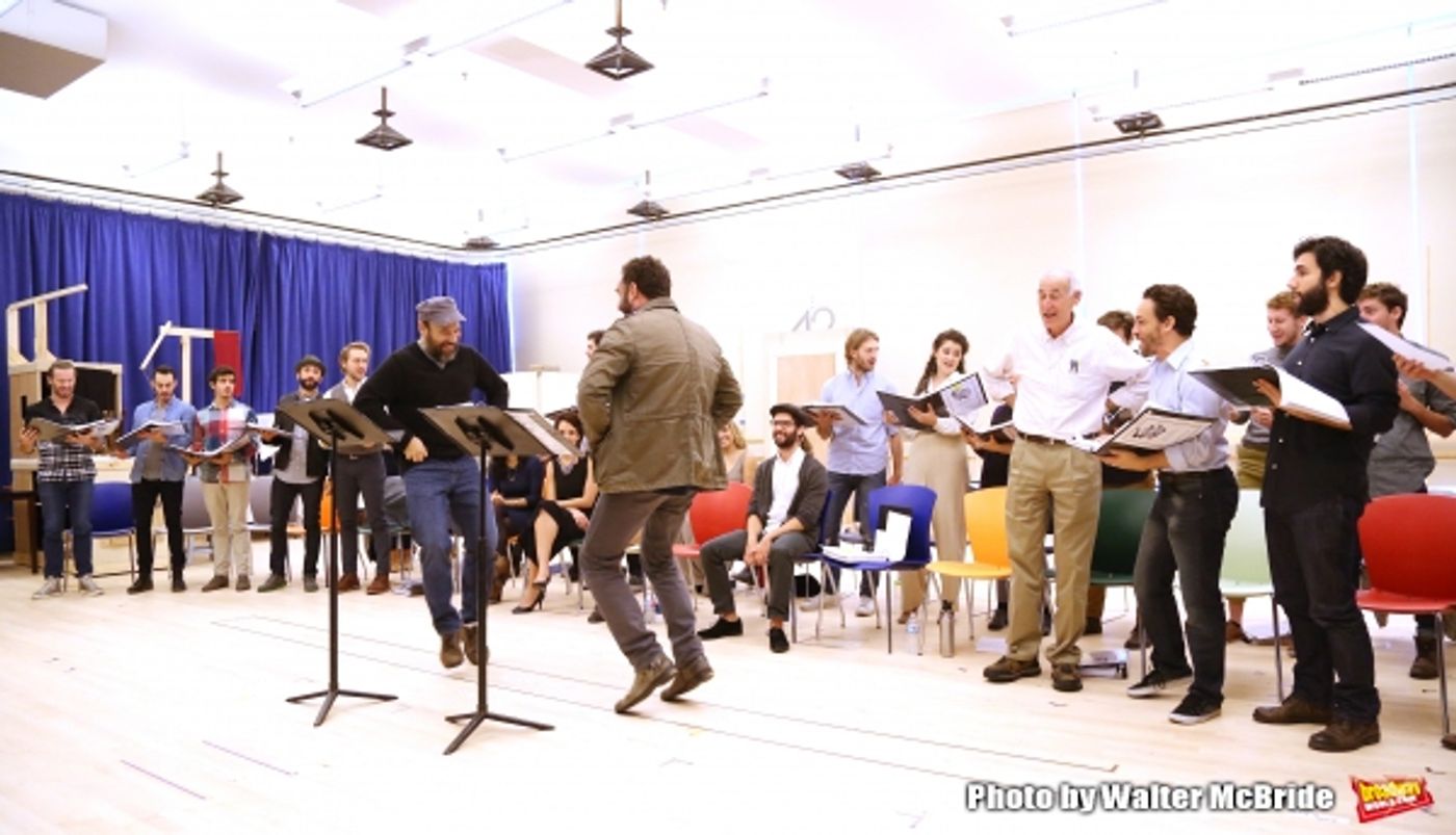 Photo Coverage: Go Inside Rehearsal with Danny Burstein & the Cast of FIDDLER ON THE ROOF!  Image