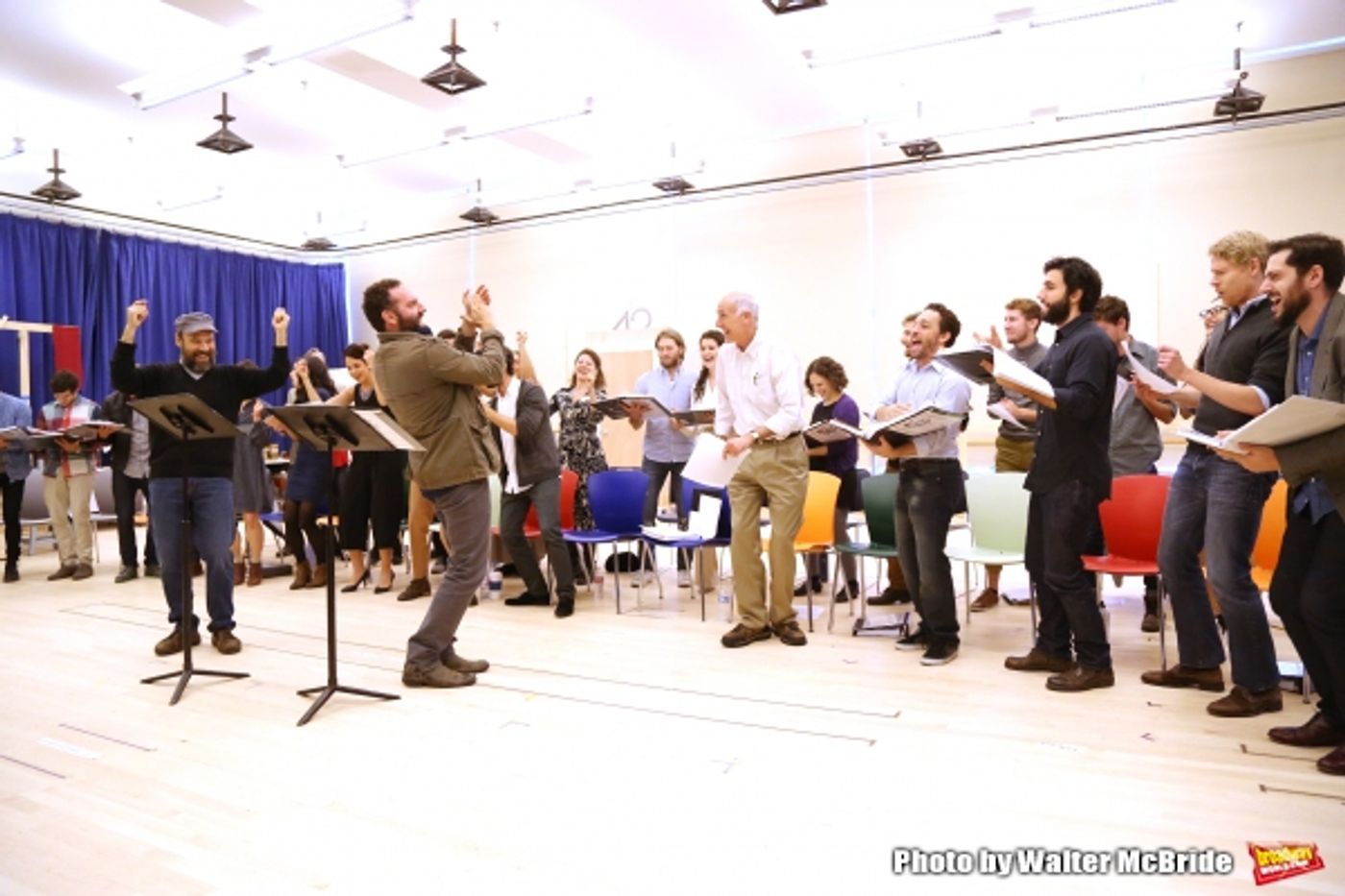 Photo Coverage: Go Inside Rehearsal with Danny Burstein & the Cast of FIDDLER ON THE ROOF!  Image