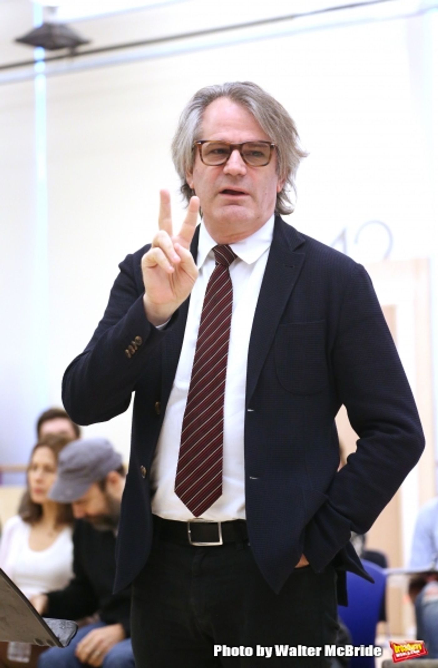 Photo Coverage: Go Inside Rehearsal with Danny Burstein & the Cast of FIDDLER ON THE ROOF!  Image