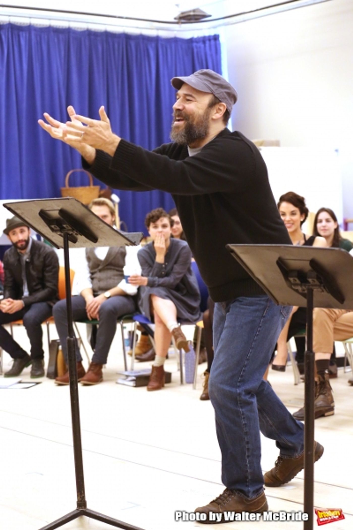 Photo Coverage: Go Inside Rehearsal with Danny Burstein & the Cast of FIDDLER ON THE ROOF!  Image