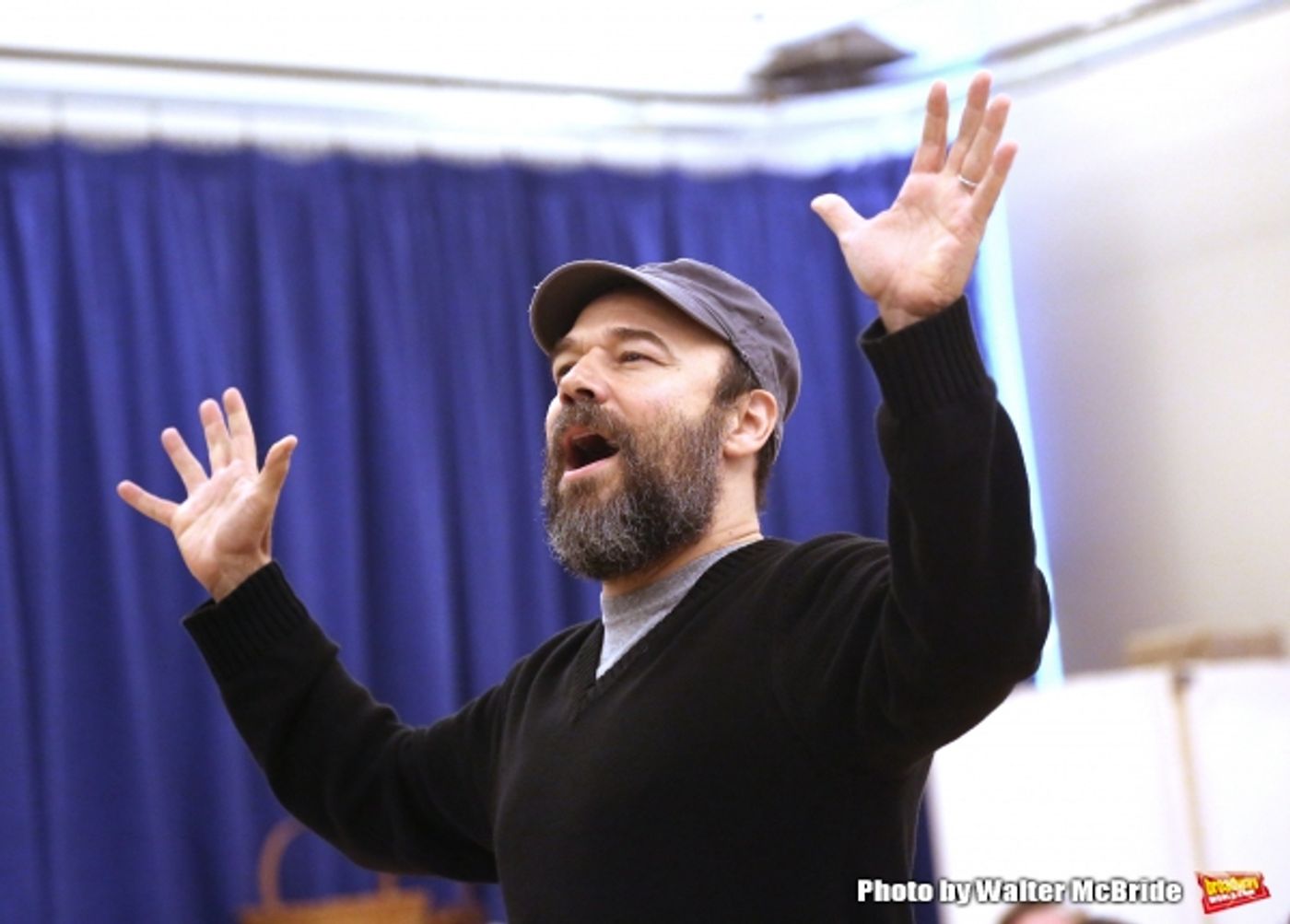 Photo Coverage: Go Inside Rehearsal with Danny Burstein & the Cast of FIDDLER ON THE ROOF!  Image