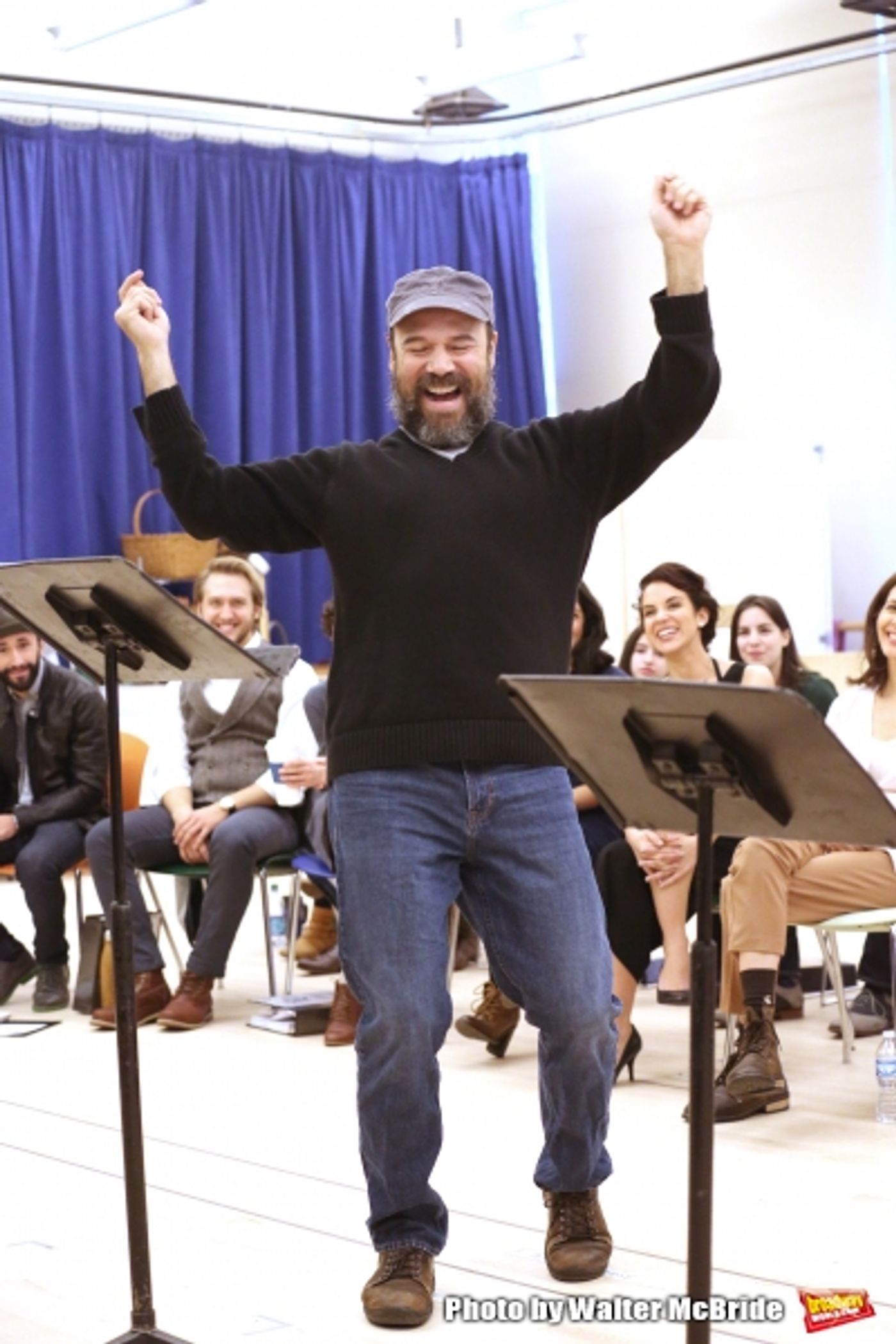 Photo Coverage: Go Inside Rehearsal with Danny Burstein & the Cast of FIDDLER ON THE ROOF!  Image