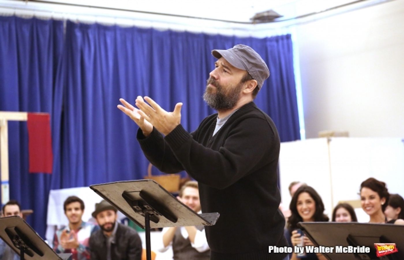 Photo Coverage: Go Inside Rehearsal with Danny Burstein & the Cast of FIDDLER ON THE ROOF!  Image