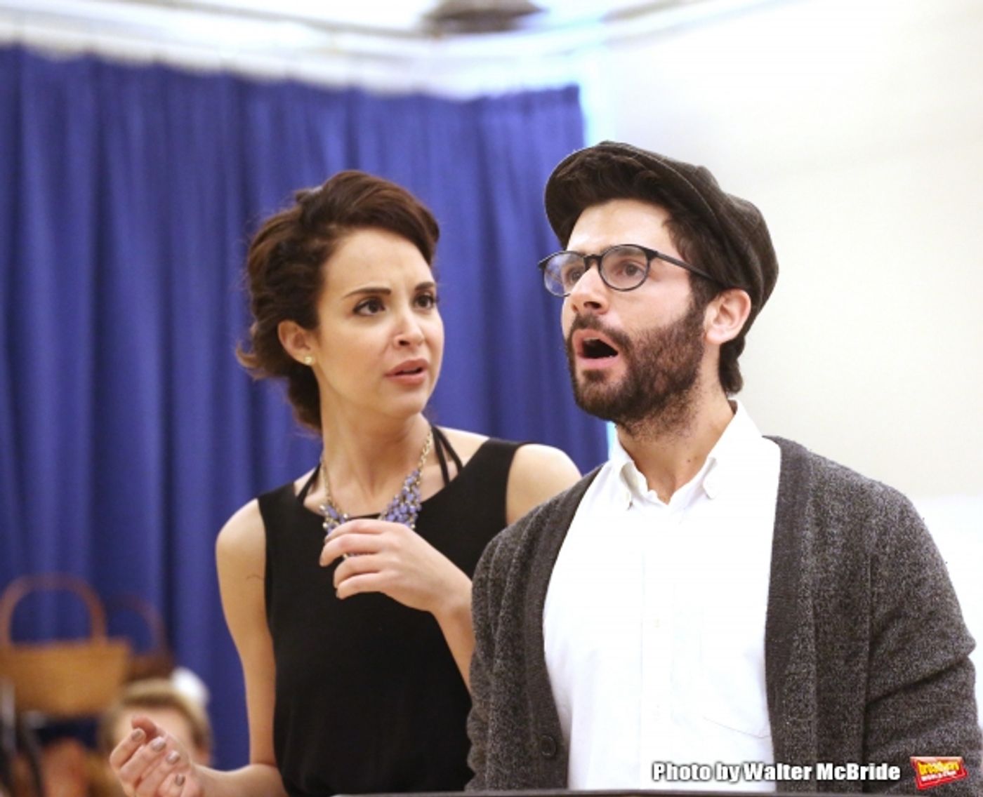 Photo Coverage: Go Inside Rehearsal with Danny Burstein & the Cast of FIDDLER ON THE ROOF!  Image
