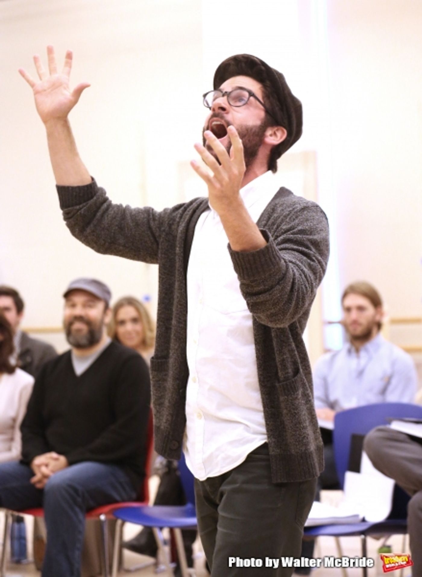 Photo Coverage: Go Inside Rehearsal with Danny Burstein & the Cast of FIDDLER ON THE ROOF!  Image