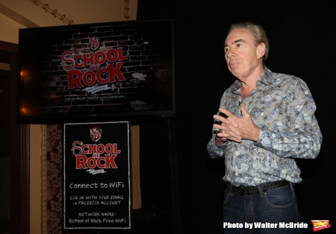 Photo Coverage: Andrew Lloyd Webber Unveils 360° SCHOOL OF ROCK Music Video!  Image