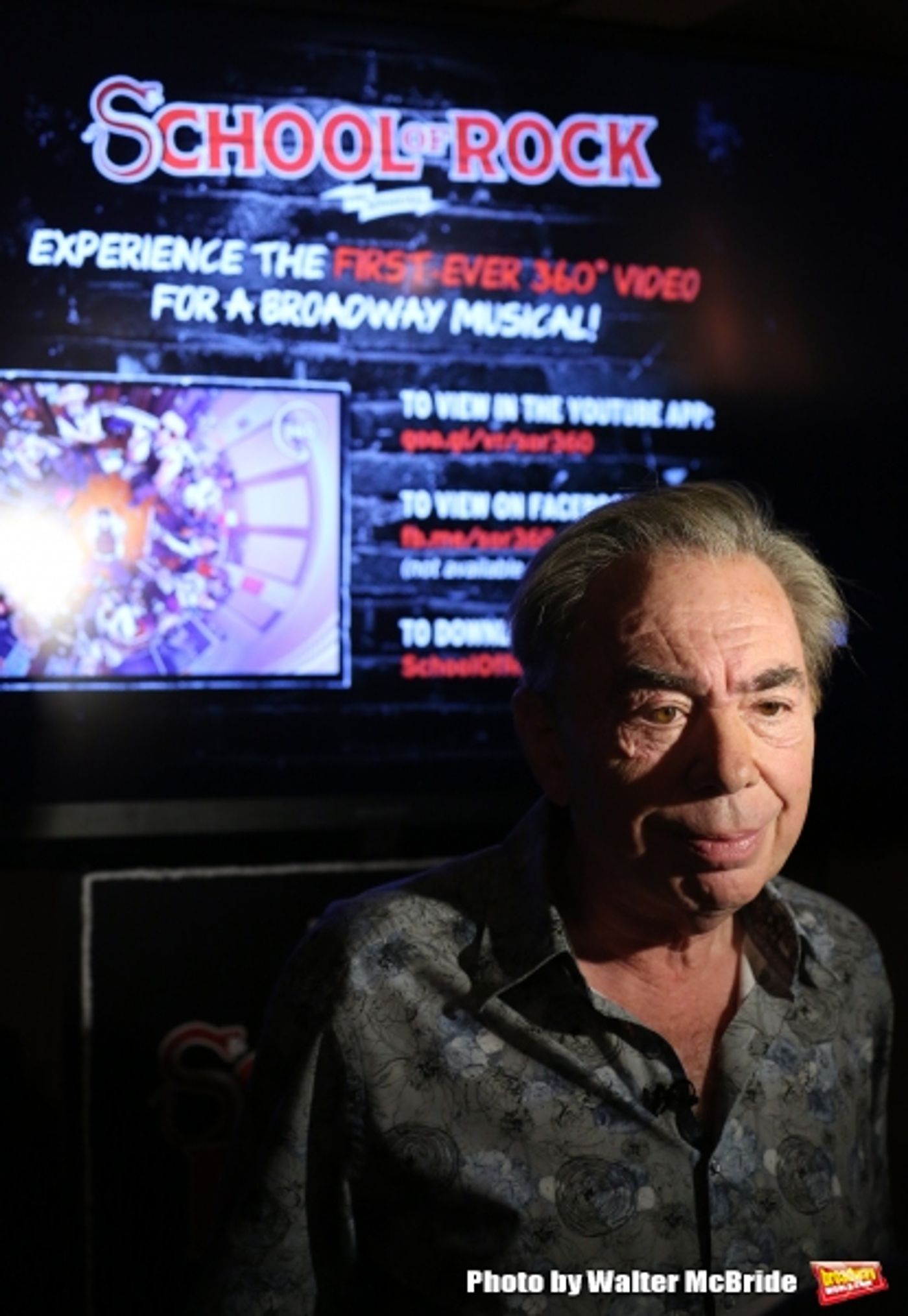 Photo Coverage: Andrew Lloyd Webber Unveils 360° SCHOOL OF ROCK Music Video!  Image