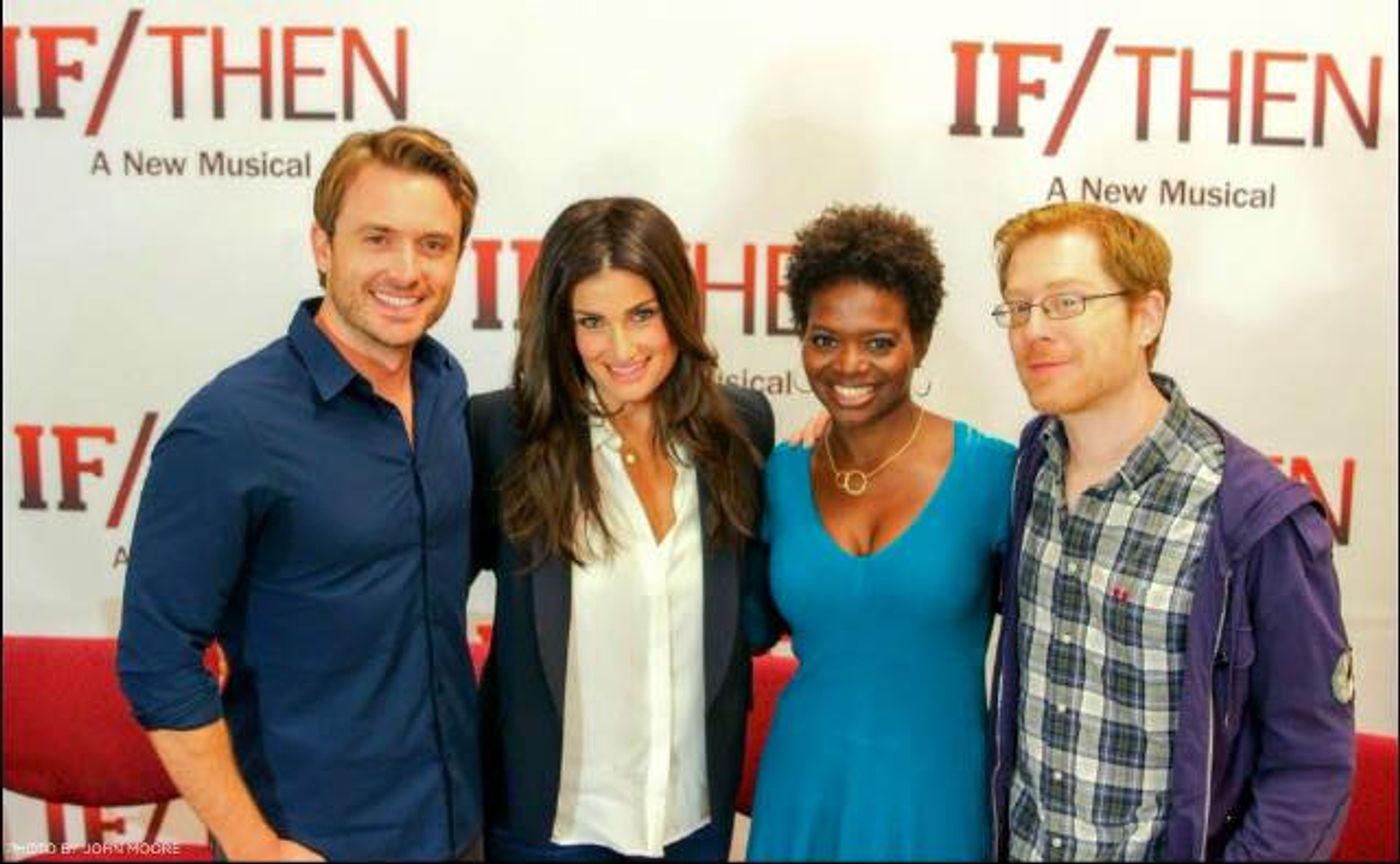 Photo Flash: Original IF/THEN Stars Idina Menzel, LaChanze, Anthony Rapp & James Snyder Pose for Tour Opening Night! Photo Flash: Original IF/THEN Stars Idina Menzel, LaChanze, Anthony Rapp & James Snyder Pose for Tour Opening Night! Image