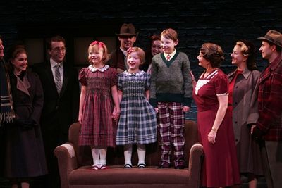 Riley Briggs, Ella Briggs, Ben Stone-Zelman and the cast Photo