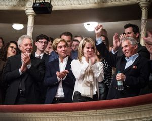 Sir Tom Jones, Oliver Bacharach, Jane Hansen and Burt Bacharach Photo