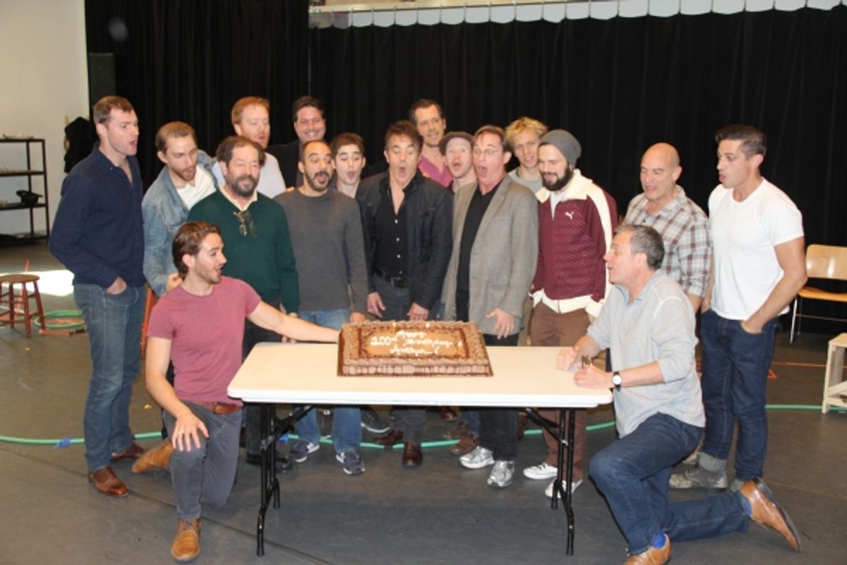 The cast of Signature''s INCIDENT AT VICHY celebrates Arthur Miller''s 100th birthday. at 