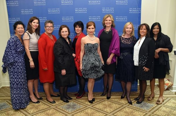 Jean Shafiroff poses with members of New York Women''s Foundation board of directors Photo