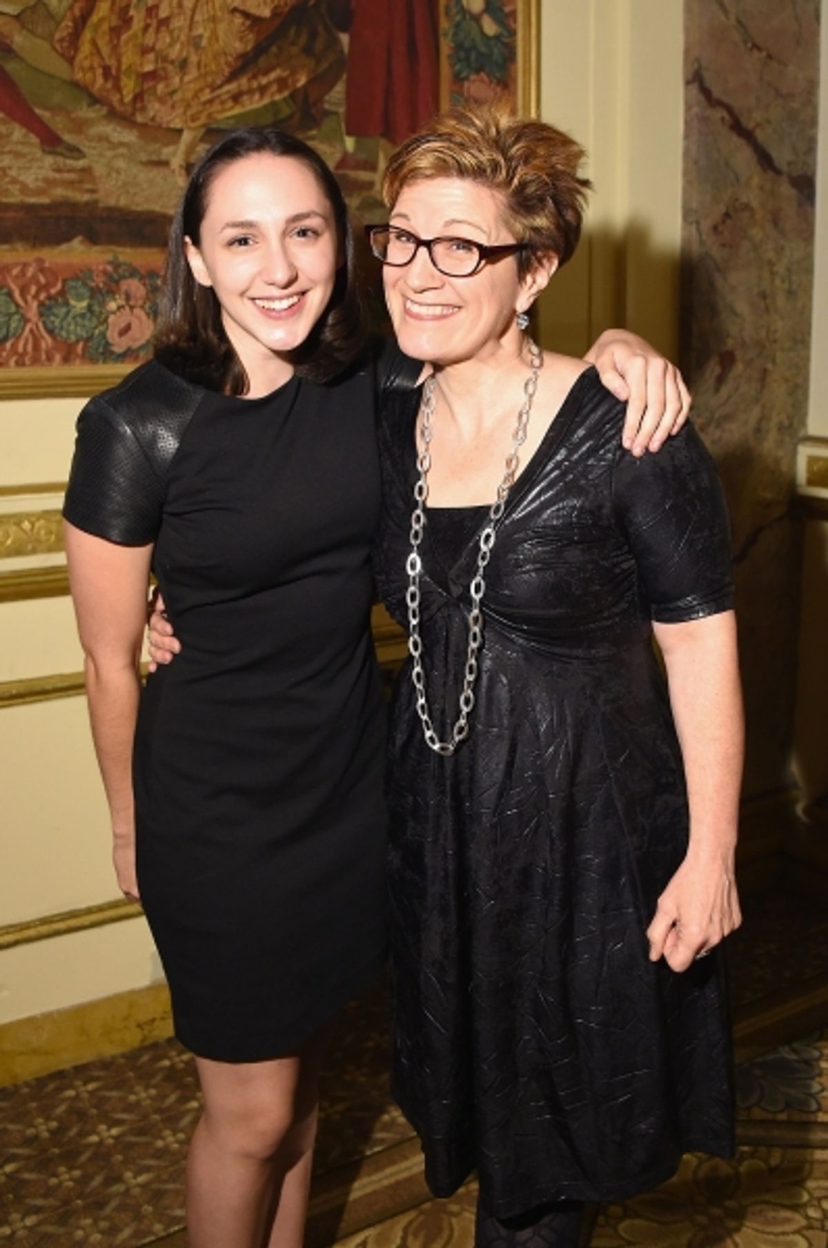 Lauren Patten and Lisa Kron of FUN HOME at 