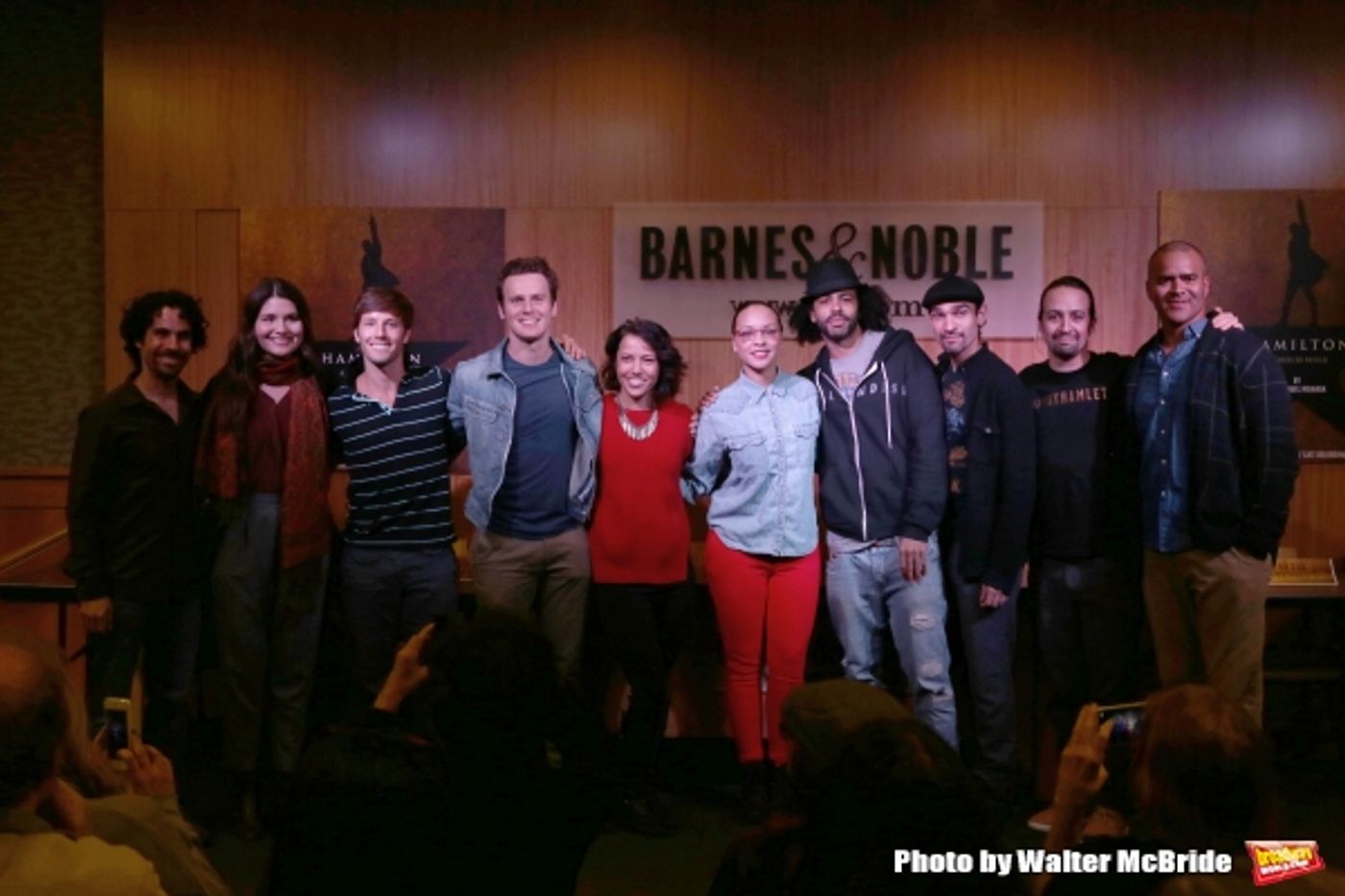 Photo Coverage: Lin-Manuel Miranda, Jonathan Groff, and HAMILTON Cast Sign CDs at Barnes and Noble Photo Coverage: Lin-Manuel Miranda, Jonathan Groff, and HAMILTON Cast Sign CDs at Barnes and Noble Image