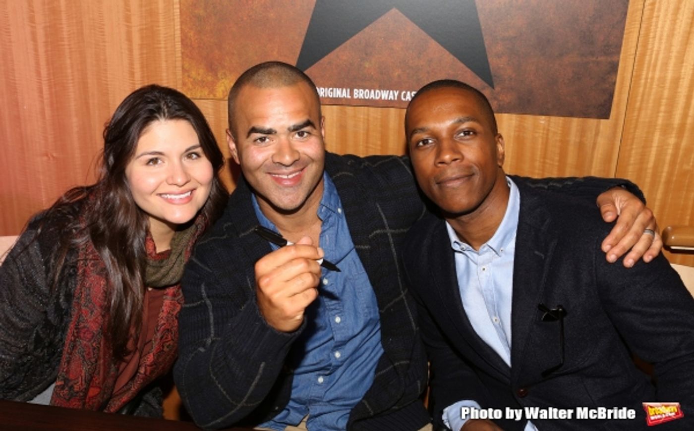 Photo Coverage: Lin-Manuel Miranda, Jonathan Groff, and HAMILTON Cast Sign CDs at Barnes and Noble Photo Coverage: Lin-Manuel Miranda, Jonathan Groff, and HAMILTON Cast Sign CDs at Barnes and Noble Image