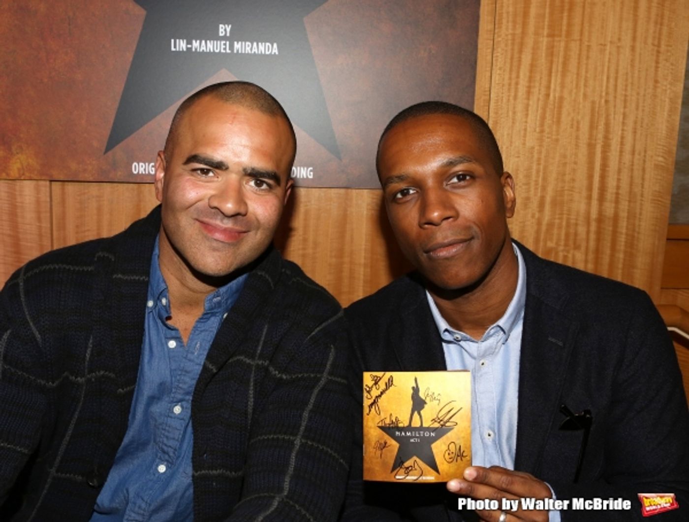 Photo Coverage: Lin-Manuel Miranda, Jonathan Groff, and HAMILTON Cast Sign CDs at Barnes and Noble Photo Coverage: Lin-Manuel Miranda, Jonathan Groff, and HAMILTON Cast Sign CDs at Barnes and Noble Image