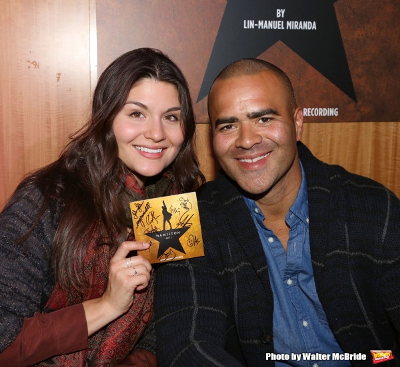 Photo Coverage: Lin-Manuel Miranda, Jonathan Groff, and HAMILTON Cast Sign CDs at Barnes and Noble Photo Coverage: Lin-Manuel Miranda, Jonathan Groff, and HAMILTON Cast Sign CDs at Barnes and Noble Image