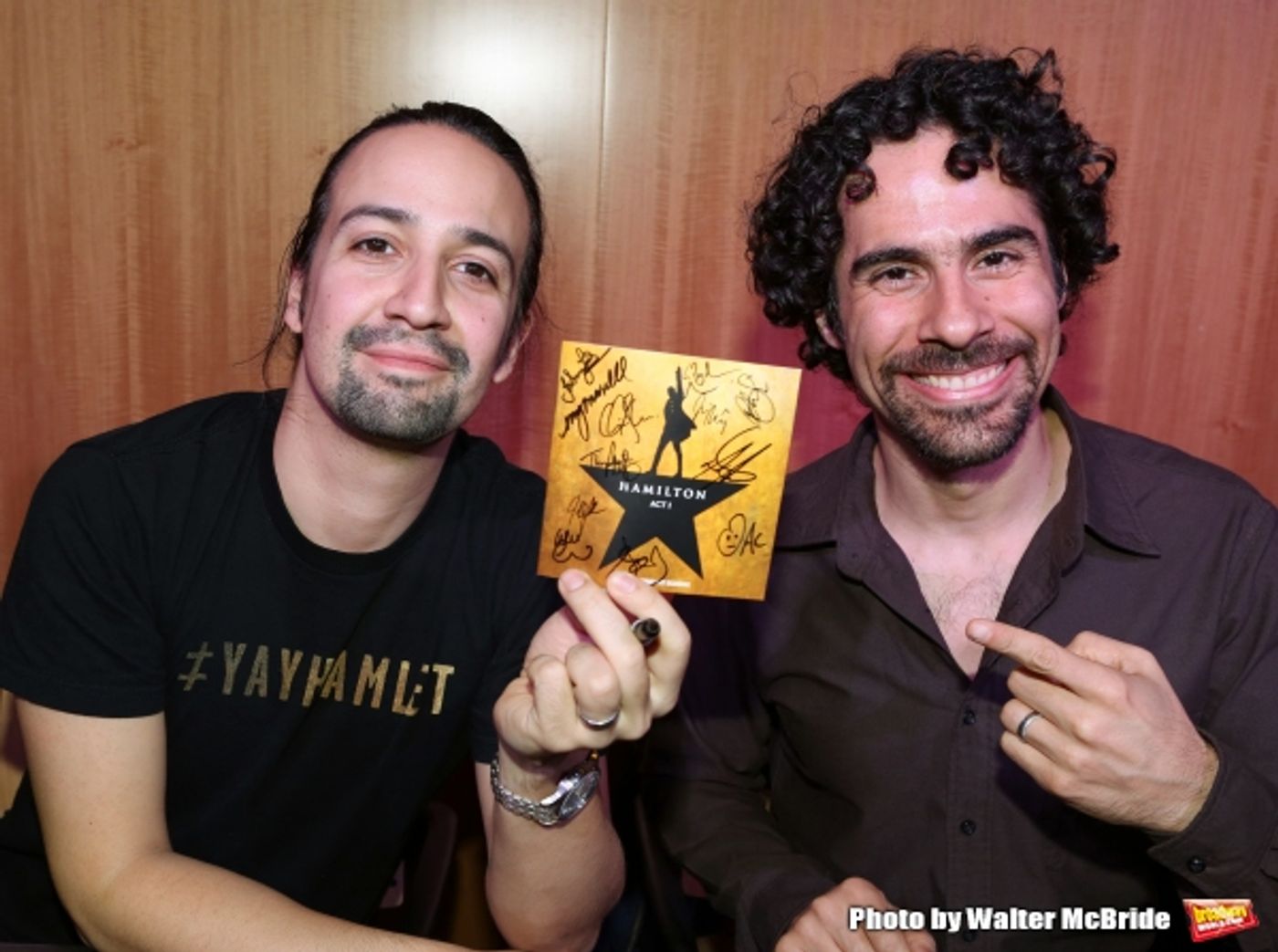 Photo Coverage: Lin-Manuel Miranda, Jonathan Groff, and HAMILTON Cast Sign CDs at Barnes and Noble Photo Coverage: Lin-Manuel Miranda, Jonathan Groff, and HAMILTON Cast Sign CDs at Barnes and Noble Image
