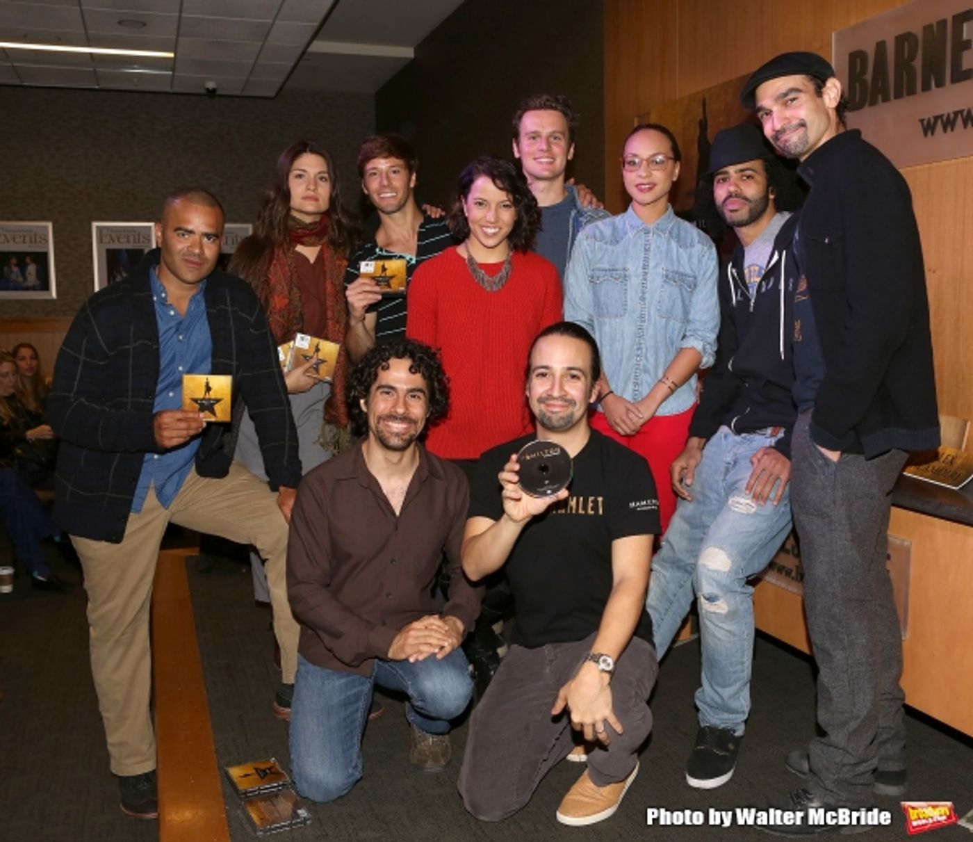 Photo Coverage: Lin-Manuel Miranda, Jonathan Groff, and HAMILTON Cast Sign CDs at Barnes and Noble Photo Coverage: Lin-Manuel Miranda, Jonathan Groff, and HAMILTON Cast Sign CDs at Barnes and Noble Image