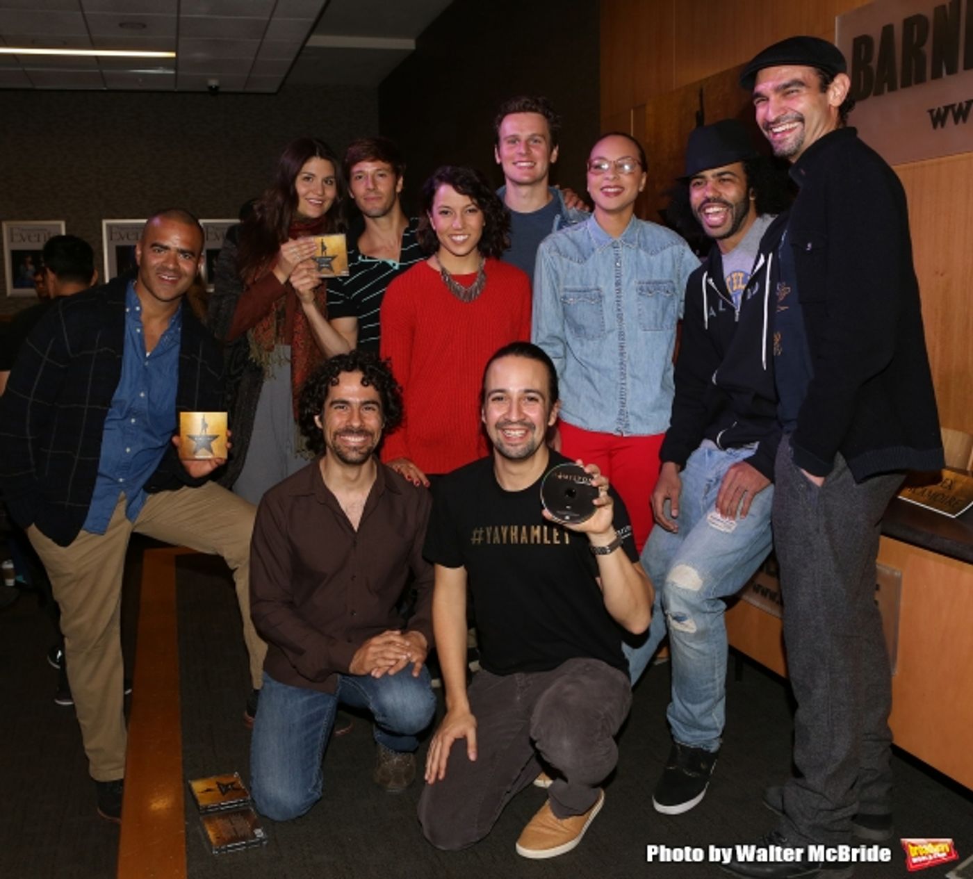 Photo Coverage: Lin-Manuel Miranda, Jonathan Groff, and HAMILTON Cast Sign CDs at Barnes and Noble Photo Coverage: Lin-Manuel Miranda, Jonathan Groff, and HAMILTON Cast Sign CDs at Barnes and Noble Image