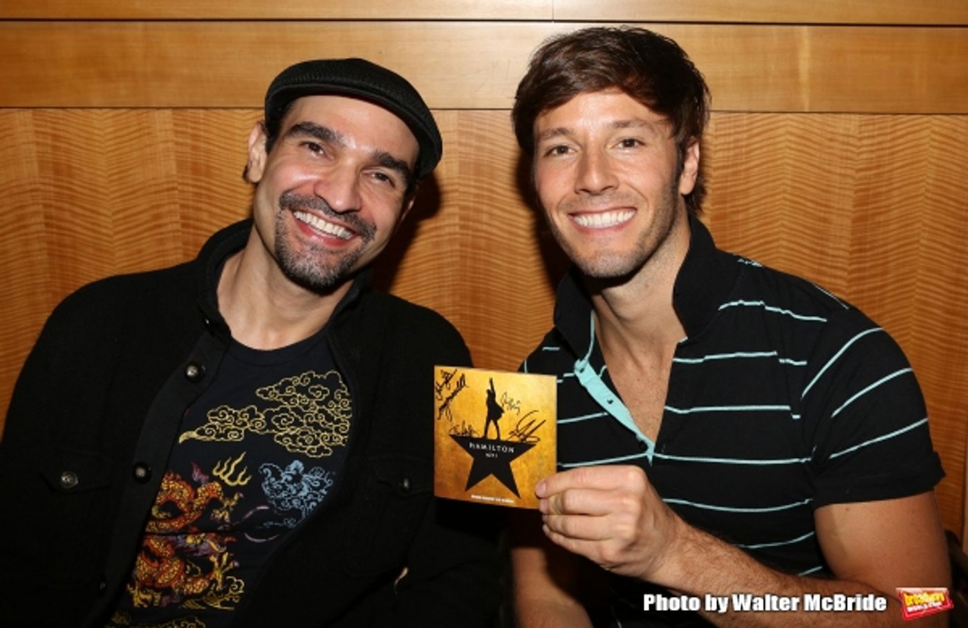 Photo Coverage: Lin-Manuel Miranda, Jonathan Groff, and HAMILTON Cast Sign CDs at Barnes and Noble Photo Coverage: Lin-Manuel Miranda, Jonathan Groff, and HAMILTON Cast Sign CDs at Barnes and Noble Image