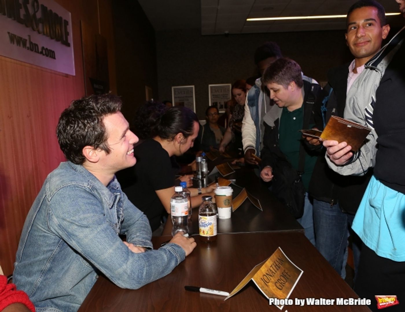 Photo Coverage: Lin-Manuel Miranda, Jonathan Groff, and HAMILTON Cast Sign CDs at Barnes and Noble Photo Coverage: Lin-Manuel Miranda, Jonathan Groff, and HAMILTON Cast Sign CDs at Barnes and Noble Image