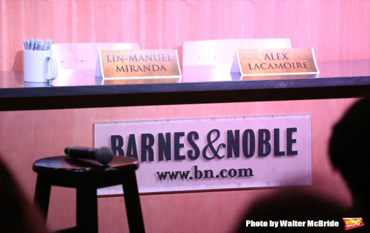 Photo Coverage: Lin-Manuel Tells All About HAMILTON at Barnes & Noble Album Release Q&A  Image