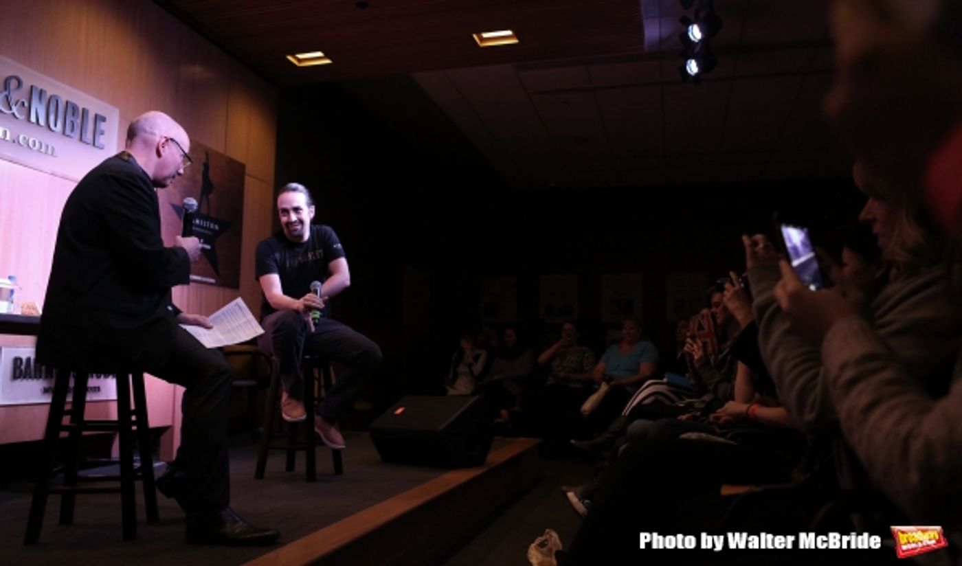 Photo Coverage: Lin-Manuel Tells All About HAMILTON at Barnes & Noble Album Release Q&A  Image