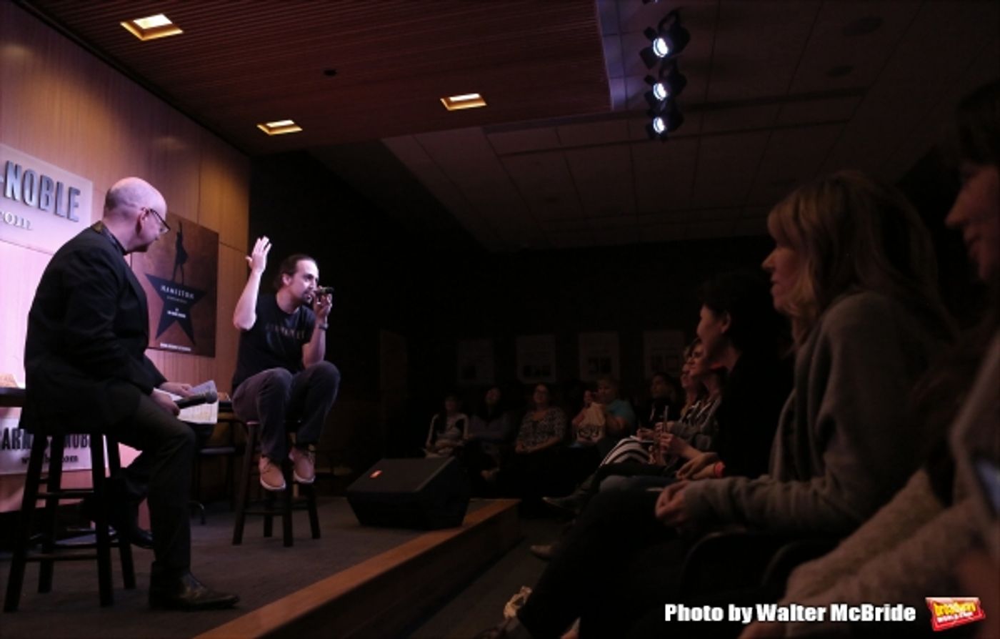 Photo Coverage: Lin-Manuel Tells All About HAMILTON at Barnes & Noble Album Release Q&A  Image