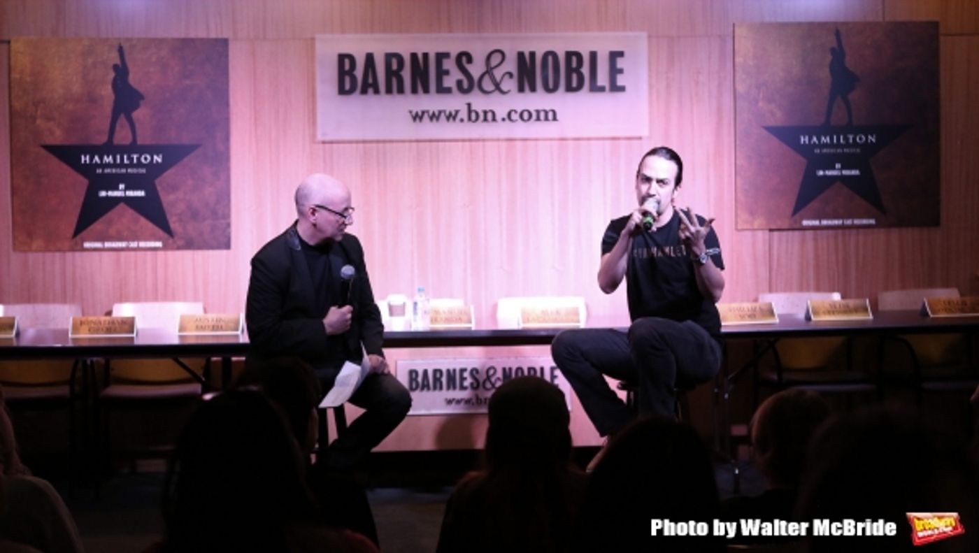 Photo Coverage: Lin-Manuel Tells All About HAMILTON at Barnes & Noble Album Release Q&A  Image