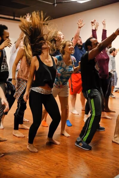 The cast of HAIR with director Ben Vereen Photo