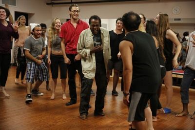The cast of HAIR with director Ben Vereen Photo