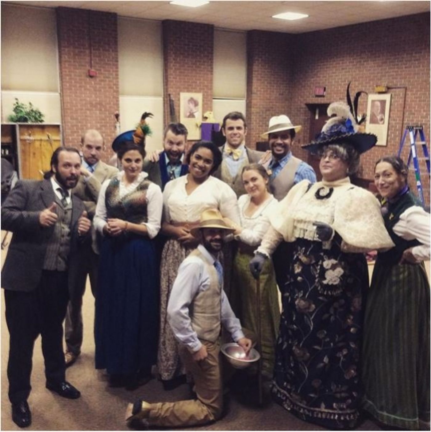 Photo Flash: Saturday Intermission Pics, 10/17 Part 2- Laura Osnes and THE BANDSTAND Cast Takes 'Sexy Intermission Pic,' and More!  Image