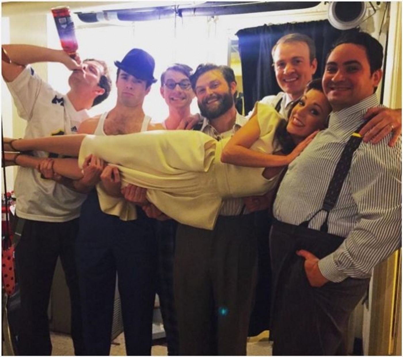 Photo Flash: Saturday Intermission Pics, 10/17 Part 2- Laura Osnes and THE BANDSTAND Cast Takes 'Sexy Intermission Pic,' and More!  Image