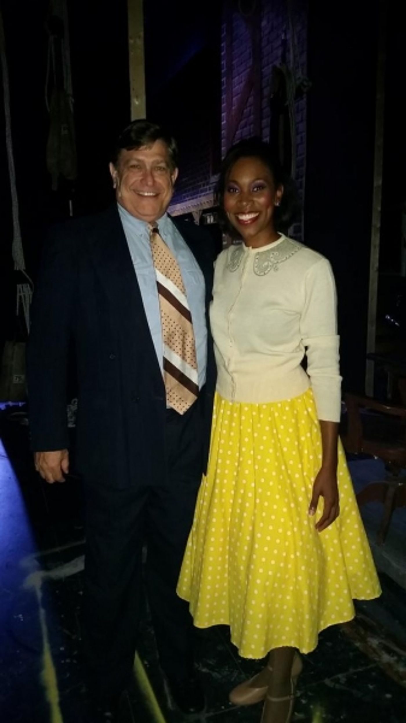 Photo Flash: Saturday Intermission Pics, 10/17 Part 2- Laura Osnes and THE BANDSTAND Cast Takes 'Sexy Intermission Pic,' and More!  Image