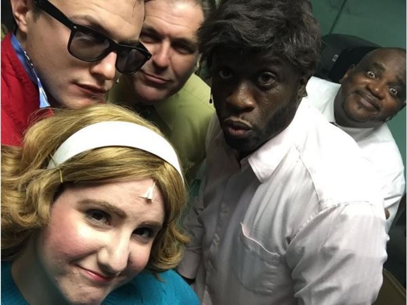 Photo Flash: Saturday Intermission Pics, 10/17 Part 2- Laura Osnes and THE BANDSTAND Cast Takes 'Sexy Intermission Pic,' and More!  Image