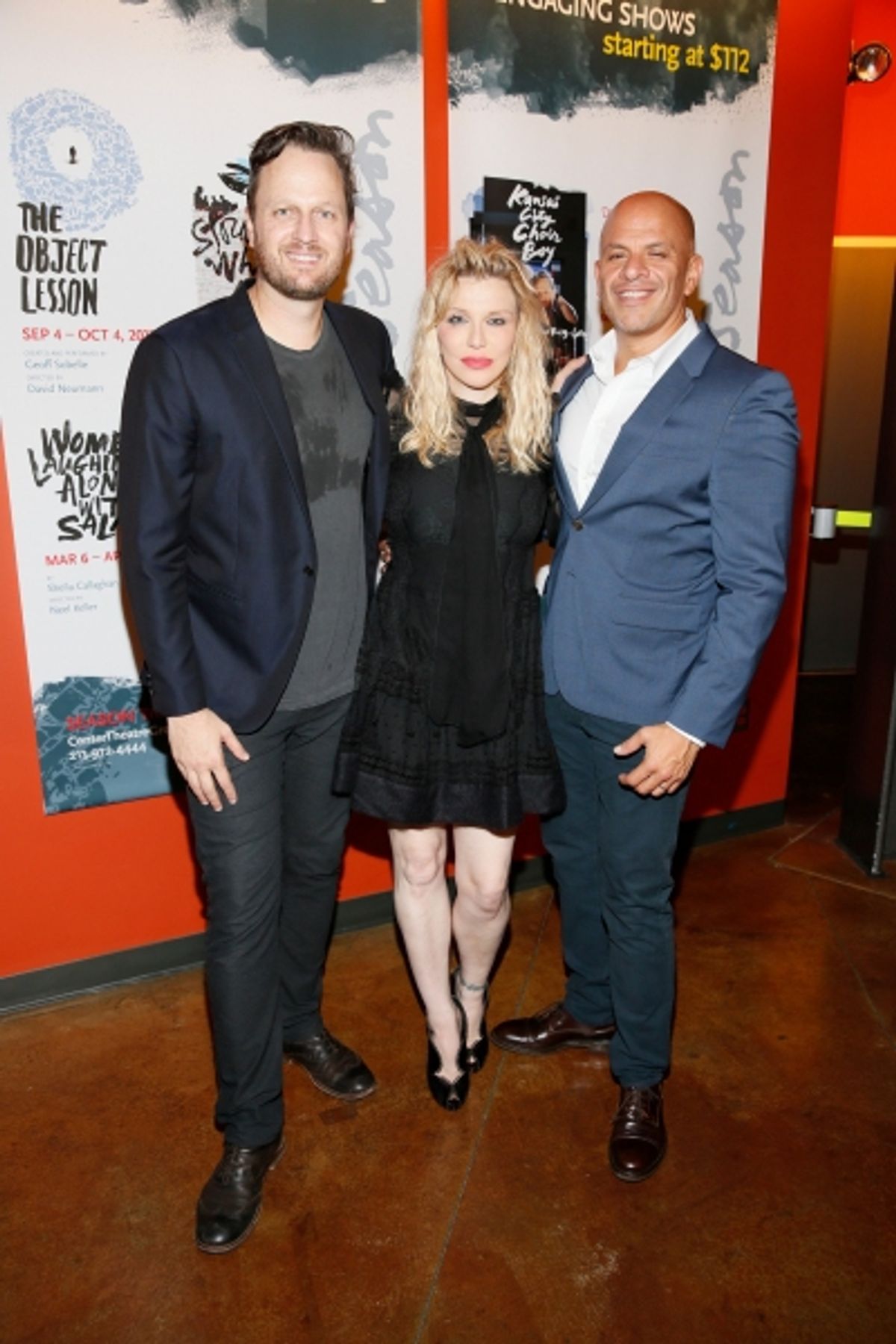 Todd Almond, Courtney Love, Mark Subias at 