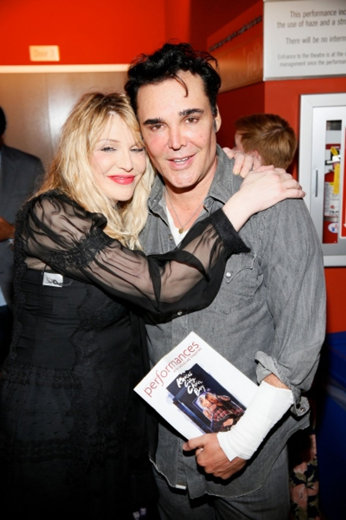 Courtney Love, David LaChapelle at 