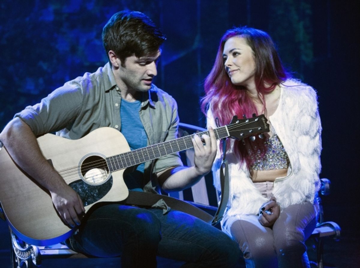 Sam Edgerly (Jeff) and Desi Oakley (Tina Girlstar) at 