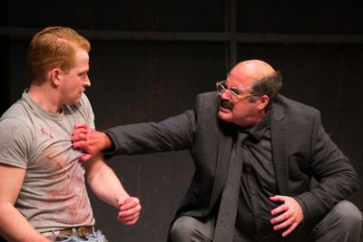 John Ford-Dunker as Ken and Stephen Caffrey as Mark Rothko Photo