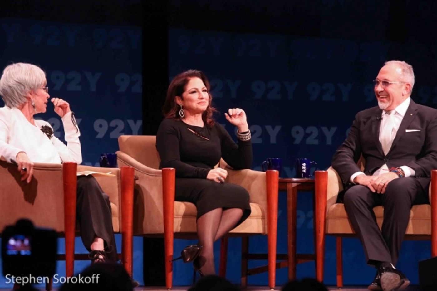 Photo Coverage: Rita Moreno Interviews Gloria & Emilio Estefan at 92Y Talks!  Image