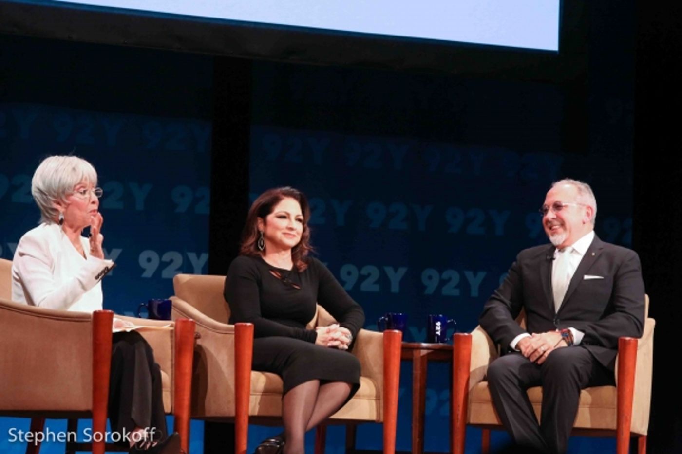 Photo Coverage: Rita Moreno Interviews Gloria & Emilio Estefan at 92Y Talks!  Image
