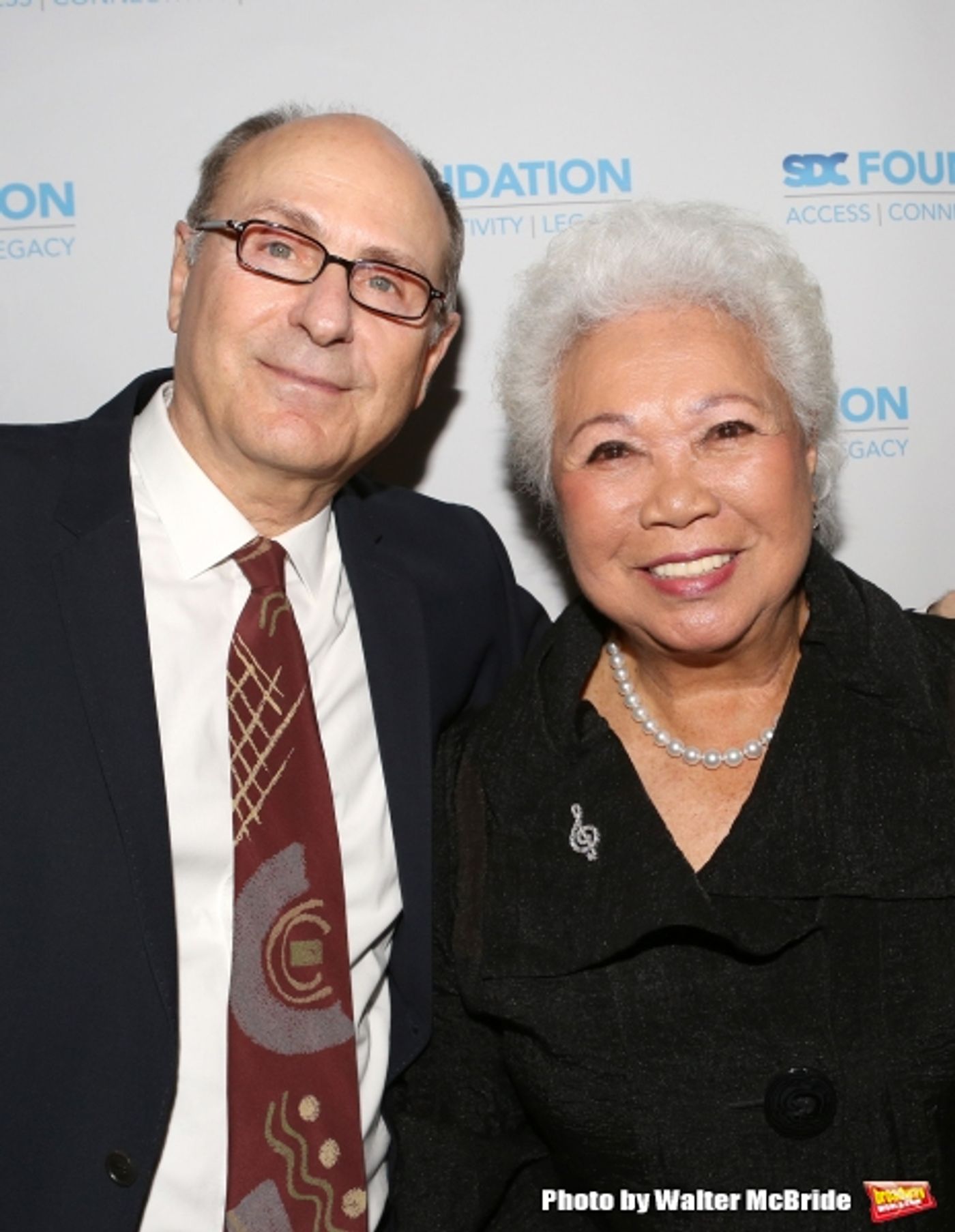 Photo Coverage: James Lapine Honored at the SDCF's Mr. Abbott Awards Cocktail Reception  Image