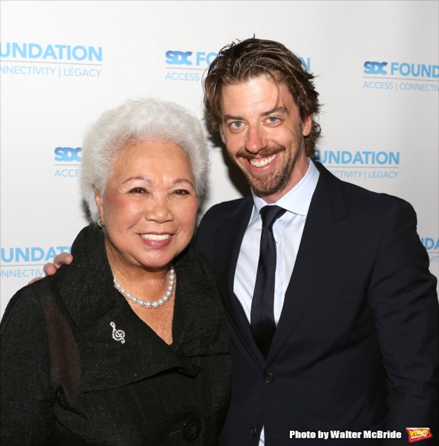 Photo Coverage: James Lapine Honored at the SDCF's Mr. Abbott Awards Cocktail Reception  Image