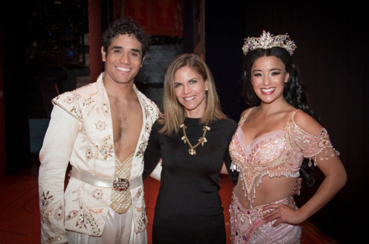 Adam Jacobs, Natalie Morales, Courtney Reed at 